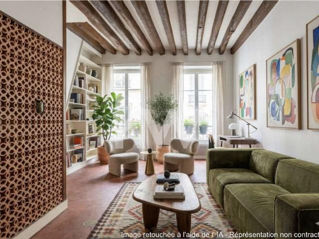 Appartement de luxe de 2 pièces à Beaubourg, Marais, Notre Dame Ile de La Cité, France