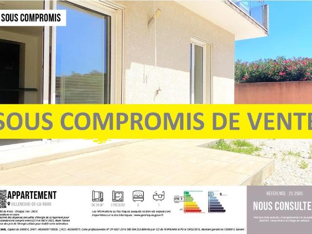 Appartement de luxe 2 chambres en vente à Villeneuve de la Raho, Occitanie