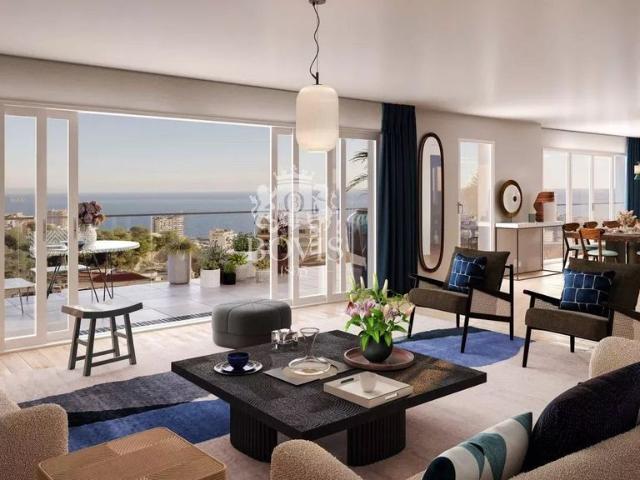 Appartement de luxe 2 chambres en vente à Beausoleil, France