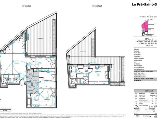Appartement de luxe 3 chambres en vente à Le Pré Saint Gervais, France