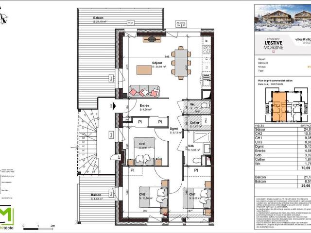 Appartement de luxe 3 chambres en vente à Morzine, France