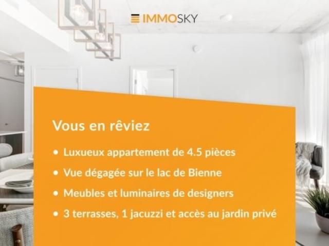 Appartement de prestige avec vue panoramique sur le lac de Bienne