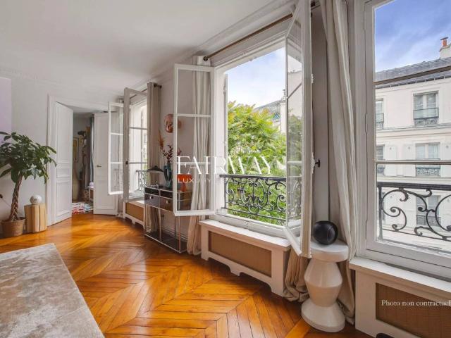 Appartement de prestige de 98 m2 en vente Monceau, Courcelles, Ternes, Paris, Île de France
