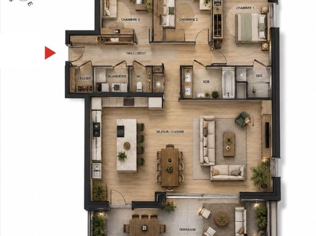 Appartement de prestige de 113 m2 en vente Annecy le Vieux, France