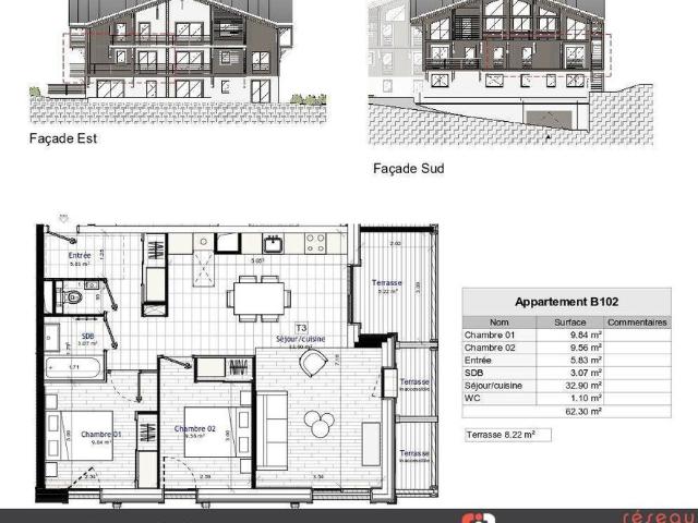 Appartement de prestige en vente Morillon, France