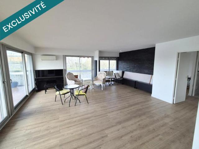 Appartement de standing 4 pièces 104m² vue lac