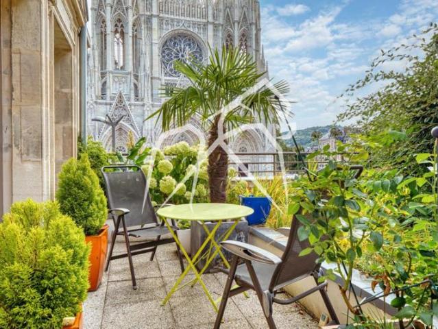 Appartement de standing avec terrasse | 3 pièces | Hypercentre Rouen | 100 m²