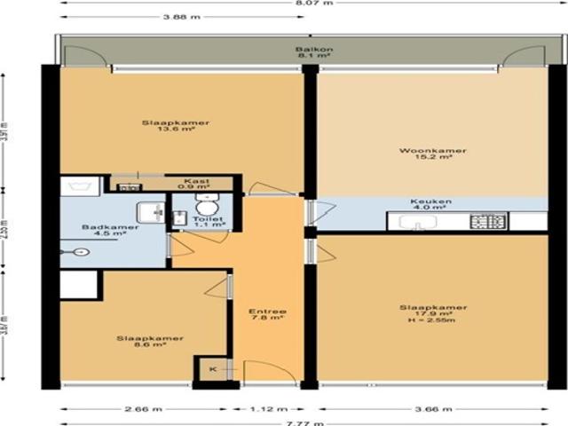 Appartement Delflandplein in Amsterdam
