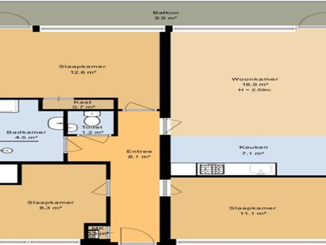 Appartement Delflandplein in Amsterdam