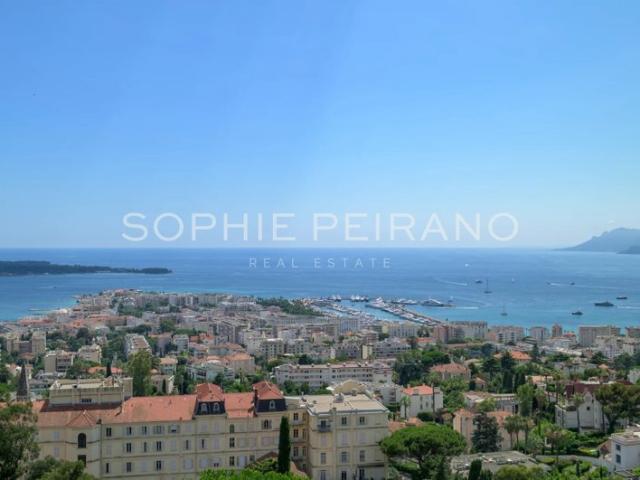 CANNES SUBLIME APPARTEMENT DERNIER ÉTAGE VUE MER PANORAMIQUE