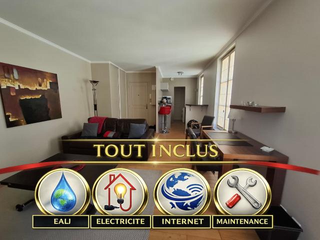 Appartement deux pièces, meublé Quartier Notre Dame