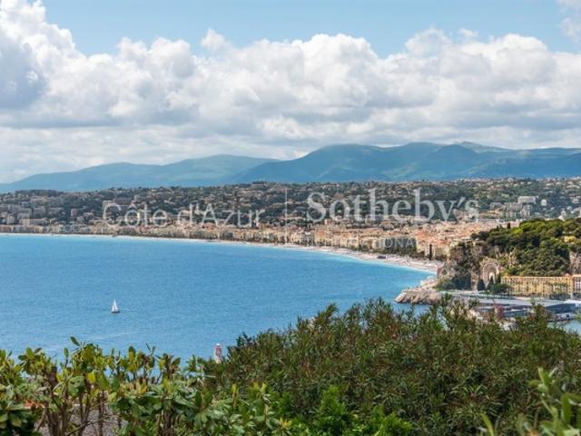 Appartement d'exception à vendre, Palais du Mont Boron, Vue panoramique sur la Baie des Anges