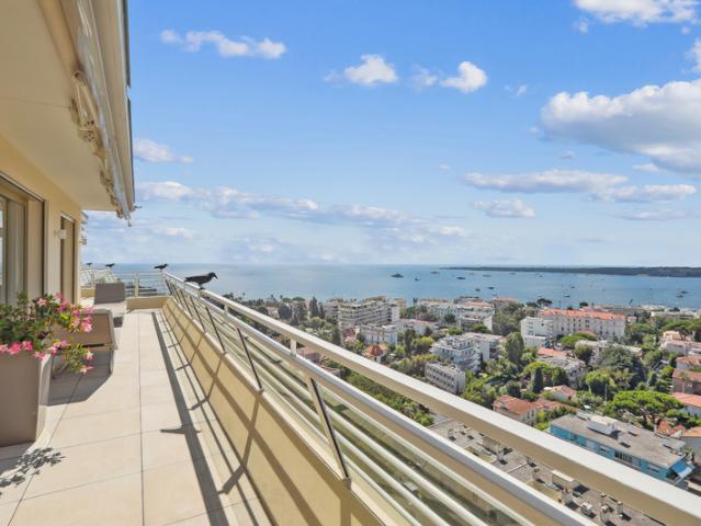 Appartement d'exception Cannes vue mer panoramique