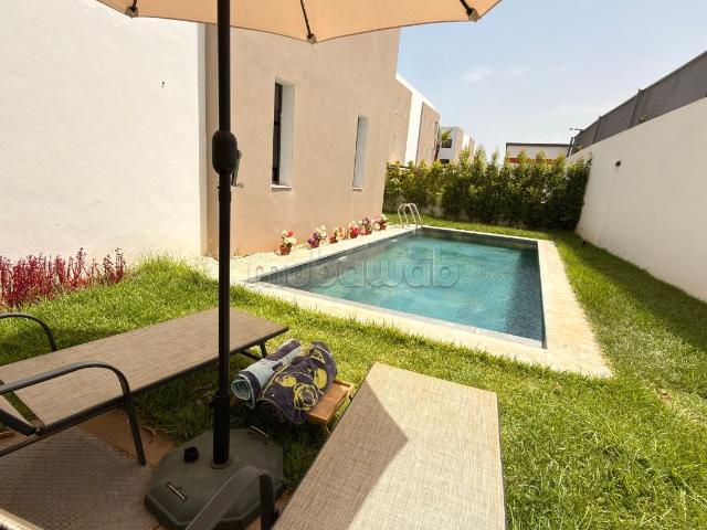 Appartement d'Exception en Rez de Jardin avec Piscine Privative – Opale Square, Dar Bouazza
