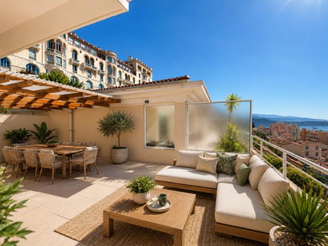 Appartement d'exception vue mer à Beausoleil