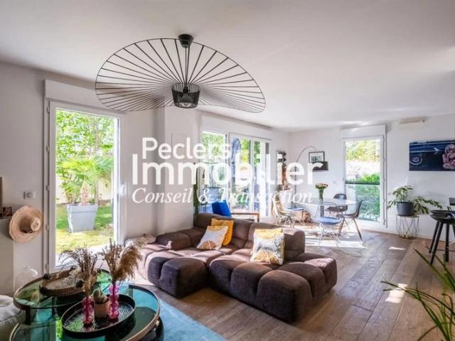 Appartement duplex 4P avec 2 jardins Richelieu Chataigneraie