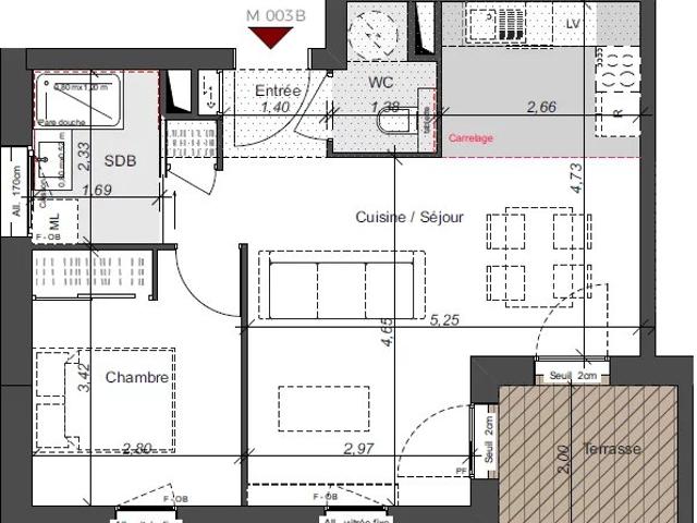 Appartement duplex Collonges sous Salève