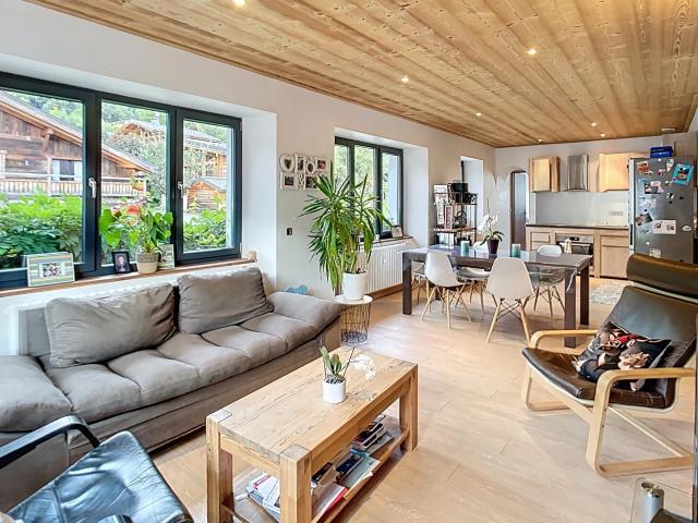 Appartement duplex avec vue panoramique T5 160.32m² Les Houches secteur les Chavants