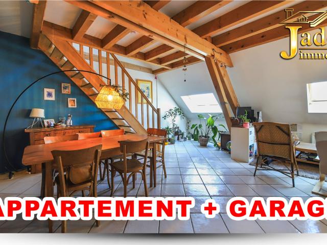 APPARTEMENT DUPLEX + GARAGE HYPER CENTRE