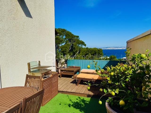 APPARTEMENT DUPLEX DERNIER ÉTAGE – 84 M² – 60,70 M² DE TERRASSES – VUES PANORAMIQUES MER