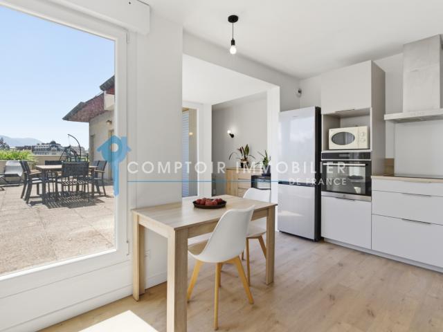 Appartement Duplex dernier étage Terrasse 45m2 110m2 habitables rénové