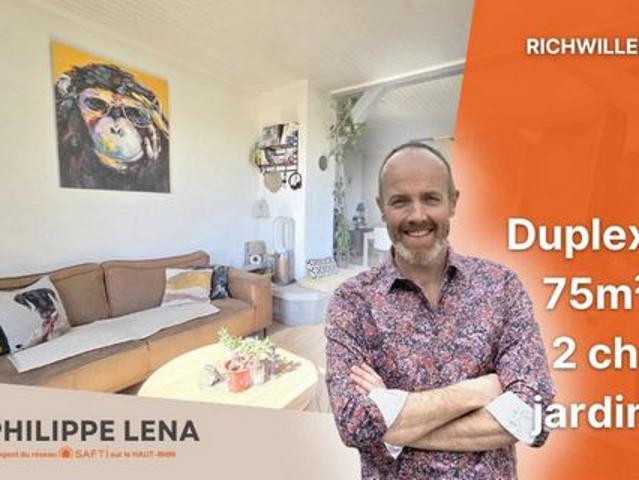 Appartement duplex hyper cosy + garage et jardin !
