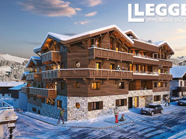 Appartement duplex T4 cabine de 116m² avec balcon au coeur de Morzine