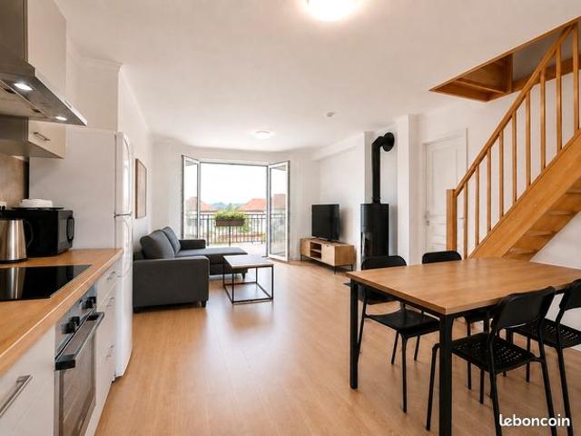 Appartement duplex traversant