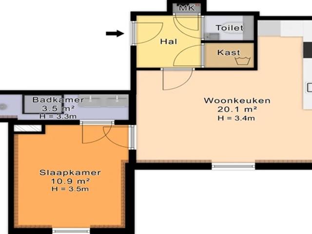 Appartement Eisenhowerlaan in Den Haag