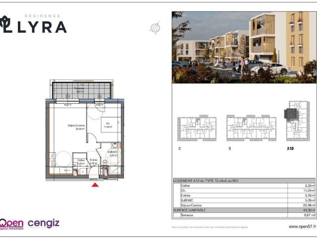 Appartement en Vente à Mexy