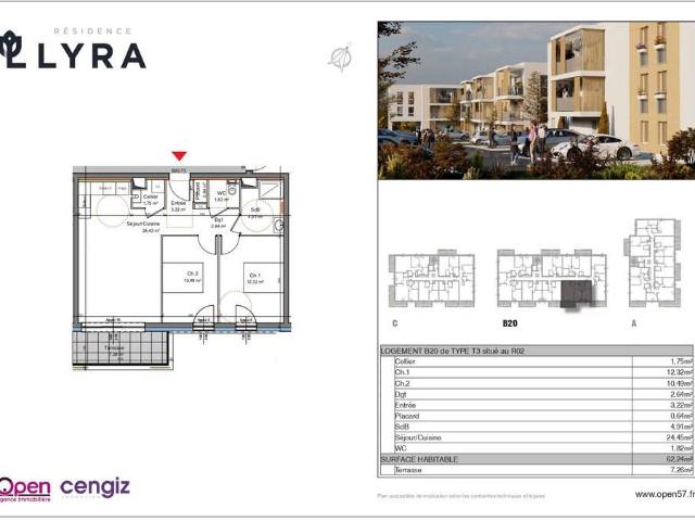 Appartement en Vente à Mexy
