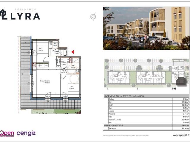 Appartement en Vente à Mexy