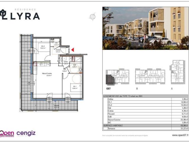 Appartement en Vente à Mexy