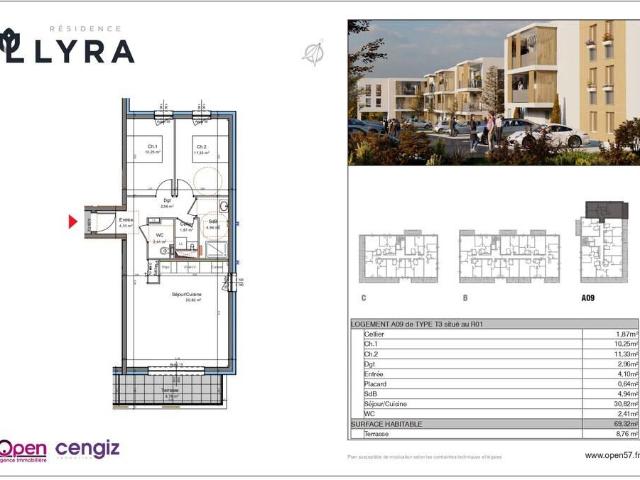 Appartement en Vente à Mexy