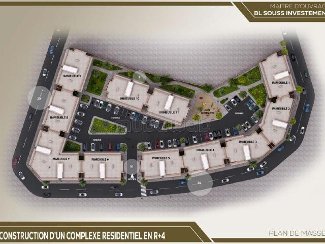 Appartement en vente à Ait Melloul. Superficie 109 m²