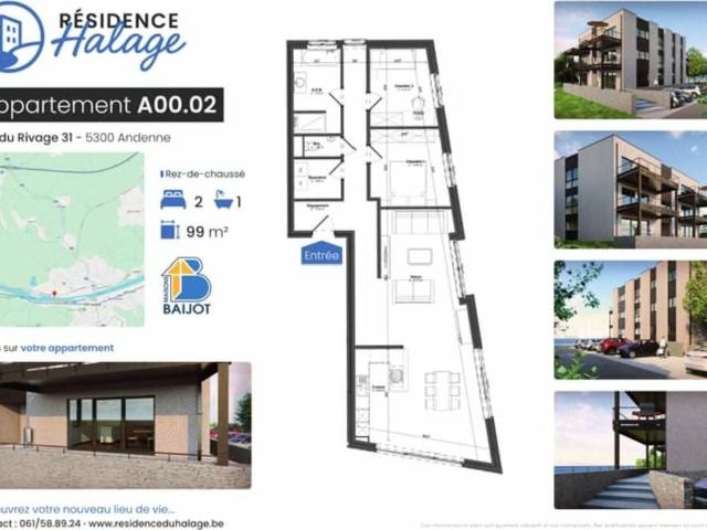 Appartement en Vente à Andenne