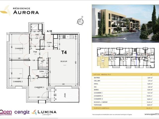 Appartement en Vente à Cosnes et Romain