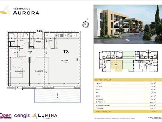 Appartement en Vente à Cosnes et Romain