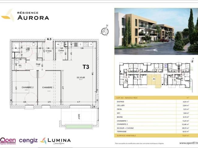 Appartement en Vente à Cosnes et Romain
