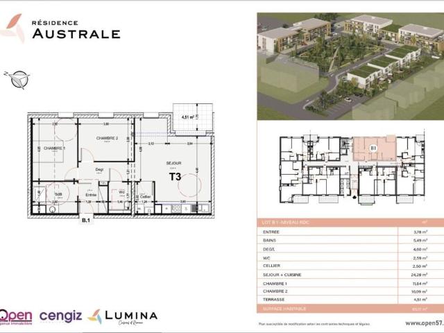 Appartement en Vente à Cosnes et Romain
