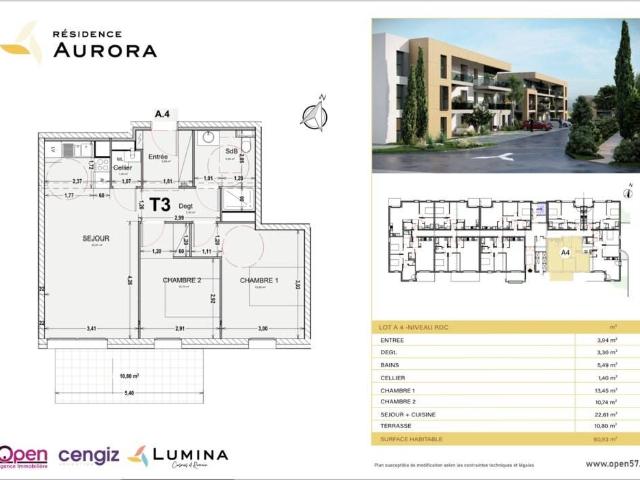 Appartement en Vente à Cosnes et Romain