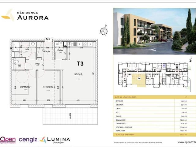 Appartement en Vente à Cosnes et Romain
