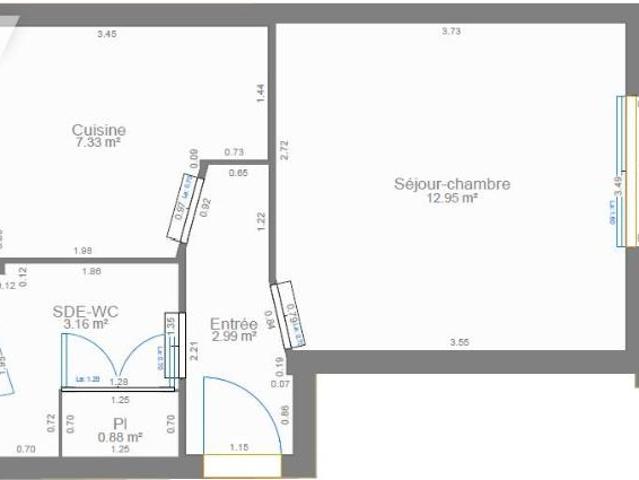Appartement en vente à Levallois Perret, Île de France, 220000€