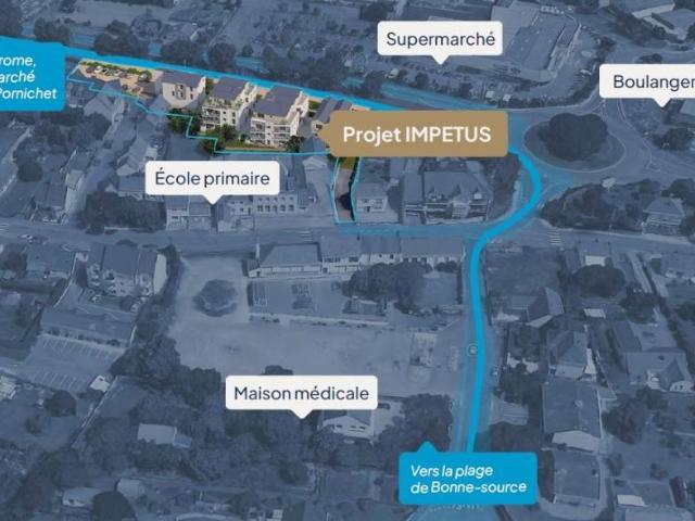 Appartement en vente à Pornichet, Pays de la Loire, 259350€