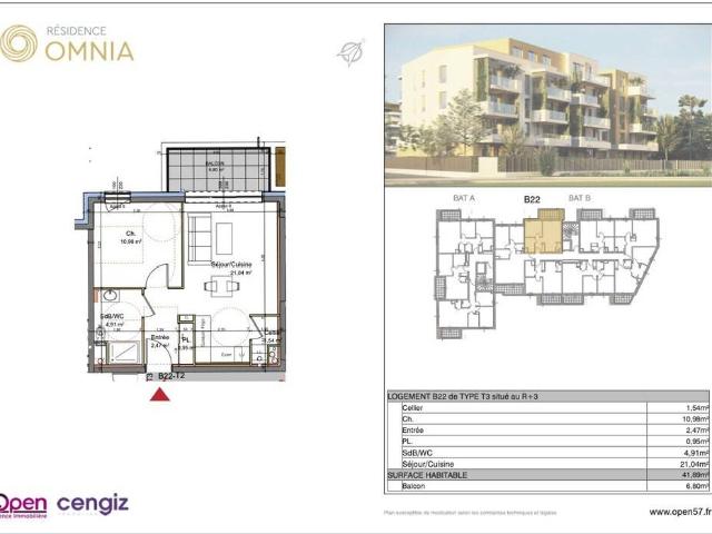Appartement en Vente à Thionville