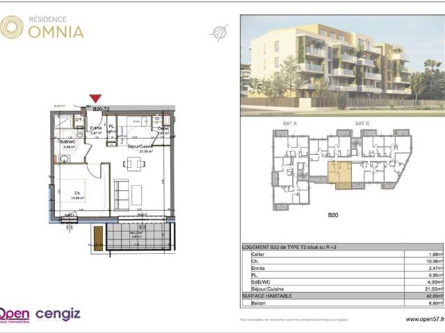Appartement en Vente à Thionville