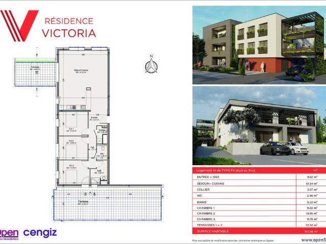 Appartement en Vente à Thionville