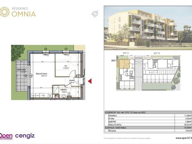 Appartement en Vente à Thionville