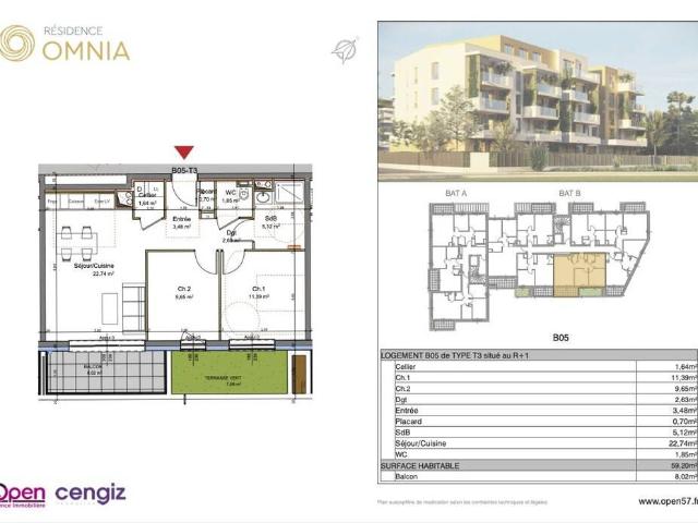 Appartement en Vente à Thionville