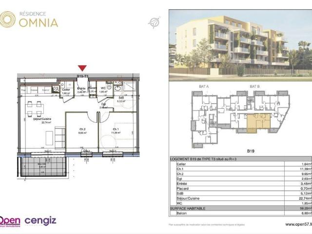 Appartement en Vente à Thionville